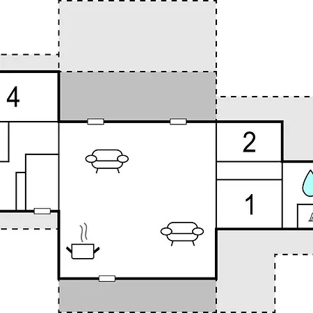 Four-bedroom In Vaggerlose Bøtø By